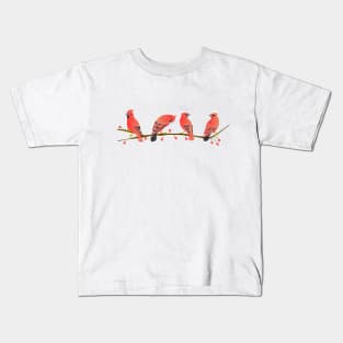 Bohemian Waxwing BW001 Kids T-Shirt